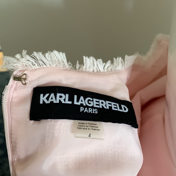 Karl Lagerfeld  "A Line Dress"   - Pretty in Pink for Easter, and SPRING!  sz 4. - Picture 9 of 11
